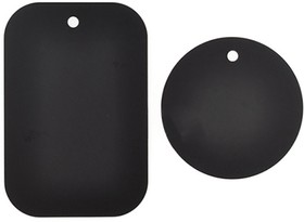 Фото 1/3 Комплект металлических пластин VIXION X7 для магнитных держателей (черный)