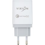 Блок питания (сетевой адаптер) VIXION H3 1xUSB Quick Charger 3.0 2xUSB, 2.1A (белый)