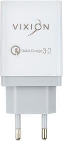 Фото 1/4 Блок питания (сетевой адаптер) VIXION H3 1xUSB Quick Charger 3.0 2xUSB, 2.1A (белый)