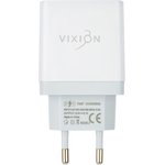 Блок питания (сетевой адаптер) VIXION L12i 2xUSB, 3.1A с кабелем Lightning (1м) ...