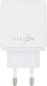 Фото 1/4 Блок питания (сетевой адаптер) VIXION H2 2xUSB QC 3.0, 2.4A (белый)