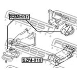 Опора двигателя SZM-017