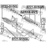 Пыльник рулевой SUZUKI GRAND VITARA/ESCUDO (98-06) SZRKB-GVT