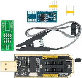 Программатор EEPROM для BIOS на CH341B 24 25 c зажимом-прищепкой SOIC8 SOP8 для EEPROM 93CXX / 25CXX / 24CXX, СКБ Элемент | купить в розницу и оптом