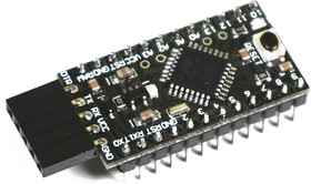 Фото 1/3 Piranha Pro Mini (с контактами), Программируемая платформа на микроконтроллера ATmega328 (аналог Arduino Pro Mini)