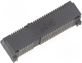 Фото 1/2 119A-92A00-R02, Разъем: PCI Express mini, горизонтальный, SMT, позолота, PIN: 52
