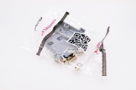 Фото 1/2 DS1045-09AP1S1-B, (Кожух DP-09C), Кожух для D-SUB разьема 9 pin, пластик, серый