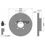 92055605, Диск торм.пер.BMW 3 E36 318 i 93-98 PRO+