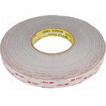 4936-19-33, Лента монтажная, W 19мм, L 33м, D 0,6мм, Клей акриловый, -35-90°C