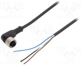 Фото 1/5 XZCP1241L10, Connection lead; M12; PIN: 4; angled; 10m; plug; 250VAC; 4A; -25?70°C