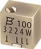 Фото 1/2 3224G-1-504E, Res Cermet Trimmer 500K Ohm 10% 0.25W(1/4W) 12(Elec)Turns 1.5mm (4.8 X 6 X 3.9mm) Gull Wing SMD T/R