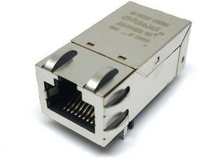 JK0-8001NL, Modular Connectors / Ethernet Connectors CON RJ45 1X1 Tab up HDBaseT 30W PoE