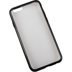 Защитная крышка LP для Apple iPhone 6, 6s черная, прозрачная задняя часть