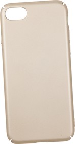 Фото 1/2 Защитная крышка LP Soft Touch для Apple iPhone 7 ультратонкая золотая
