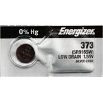 Элемент питания Energizer Silver Oxide 373 1шт. 635323/E1091901