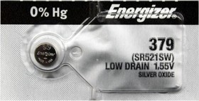 Элемент питания Energizer Silver Oxide 379 1шт. 638006, E1094602
