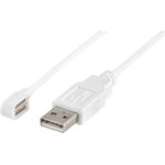 L99-A0039-1500, USB 2.0 Cable, Male USB A to Female Magnetic Rectangular ...