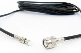 ASMZG2000A058L13, ASM Series Male TNC to Male SMA Coaxial Cable, 20m, LLC200A Coaxial, Terminated