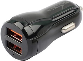 Фото 1/2 Автомобильная зарядка VIXION U25 Quick Charger 3.0 1xUSB, 2.4A;1-USB, 3.1A (черный)