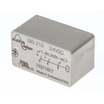 SIS 212 24VDC, PCB Mount Force Guided Relay, 24V dc Coil Voltage, DPST, SPST