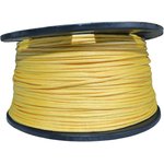 Плетеная веревка полипропилен, 3 мм, 500 м, желтая 76321