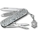 Нож перочинный Victorinox Classic Brilliant Damast (0.6221.34) 58мм 5функц. серебристый подар.коробка