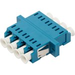 Адаптер оптический LC, SM, корпус SC дуплекс, квадро LAN-4LC/S-AM-SM
