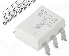 Фото 1/2 MOC3011SR2M, 1 4170V 60mA 250V 1.15V No Two-way thyrIstor -40°C~+85°C SMD-6P Optocouplers - ThyrIstor SIgnal Output