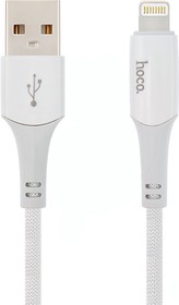 Фото 1/2 Кабель USB HOCO (X70 Ferry) для iPhone Lightning 8 pin 1 м (белый)