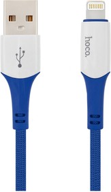 Фото 1/2 Кабель USB HOCO (X70 Ferry) для iPhone Lightning 8 pin 1 м (синий)