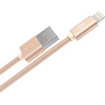 Кабель USB HOCO (X2) для iPhone Lightning 8 pin 1 м (золото)