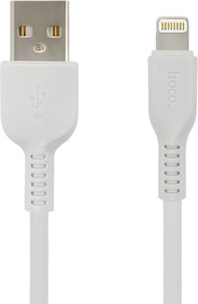 Фото 1/2 Кабель USB HOCO (X20) для iPhone Lightning 8 pin 1 м (белый)