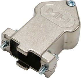 Фото 1/3 MHDU45ZK9-K, MHDU45 Series Zinc Angled D Sub Backshell, 9 Way, Strain Relief