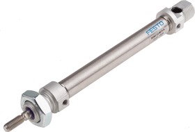 Фото 1/6 DSNU-12-80-P-A, Pneumatic Cylinder - 19193, 12mm Bore, 80mm Stroke, DSNU Series, Double Acting