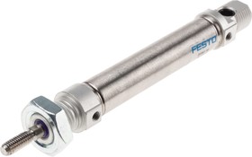 Фото 1/4 DSNU-16-50-PPS-A, Pneumatic Cylinder - 559265, 16mm Bore, 50mm Stroke, DSNU Series, Double Acting