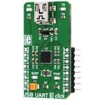 MIKROE-3063, Add-On Board, USB UART 3 Click Board, USB To UART Interface ...