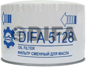DIFA5128, DIFA5128 Фильтр масляный (OC616 / OP592/8) FIAT IVECO 2.3 D 06-