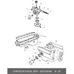 05281090AB, Фильтр масл.CHRYSLER 300 C, 300 M