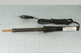 Фото 1/2 Паяльник, напряжение220 В, мощность 40 Вт, нагреватель нихромовый, марка ЭПЦН40-220, исполнение пластмассовая ручка
