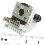 Резистор переменный поворотный 100 кОм, линейная B, длина 16мм, вал 6x23.5 ...