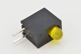 Фото 1/2 L-710A8CB/1YD, LED; in housing; yellow; 3mm; No.of diodes: 1; 20mA; 40°; 2.1?2.5V