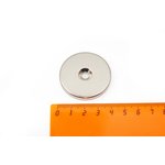 Неодимовый магнит диск 40х5 мм с зенковкой 5/10 мм