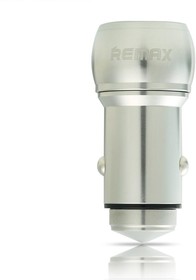 Автомобильная зарядка REMAX Car Charger RCC205 с 2 USB выходами 2,4А серебряная