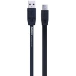 USB кабель REMAX Full Speed Series 1M Cable RC-001m Micro USB черный
