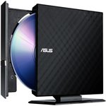 Оптический привод DVD-RW ASUS SDRW-08D2S-U LITE/BLK/G/AS, внешний, USB, черный, Ret