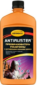 Фото 1/2 Преобразователь ржавчины с активными ионами цинка, серия Antiruster 500 мл ASTROhim AC469