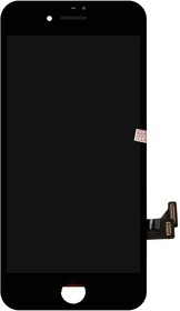 Фото 1/8 Дисплей для Apple iPhone 7 с рамкой крепления, (яркая подсветка) черный (AAA) 1-я категория