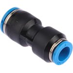 QS-10-8, Push-In Connector, 41.1mm, Compressed Air, QS