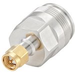 32S164-K00N1, Straight 50 Coax Adapter SMA Plug to 4.3-10 Socket 12GHz