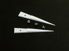 Фото 1/2 A71MZ, Replacment Tweezer Tips Ceramic Ceramic Fine / Straight / Thin 45mm Pair (2 pieces)